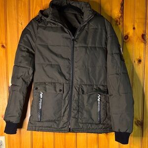 Alexander Wang Olive Puffer Jacket